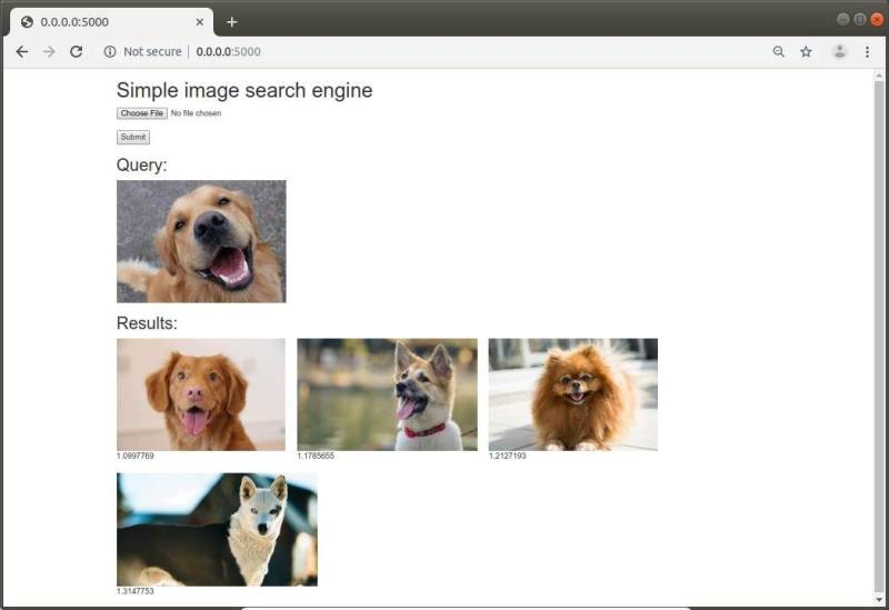 Simple Image Search Engine